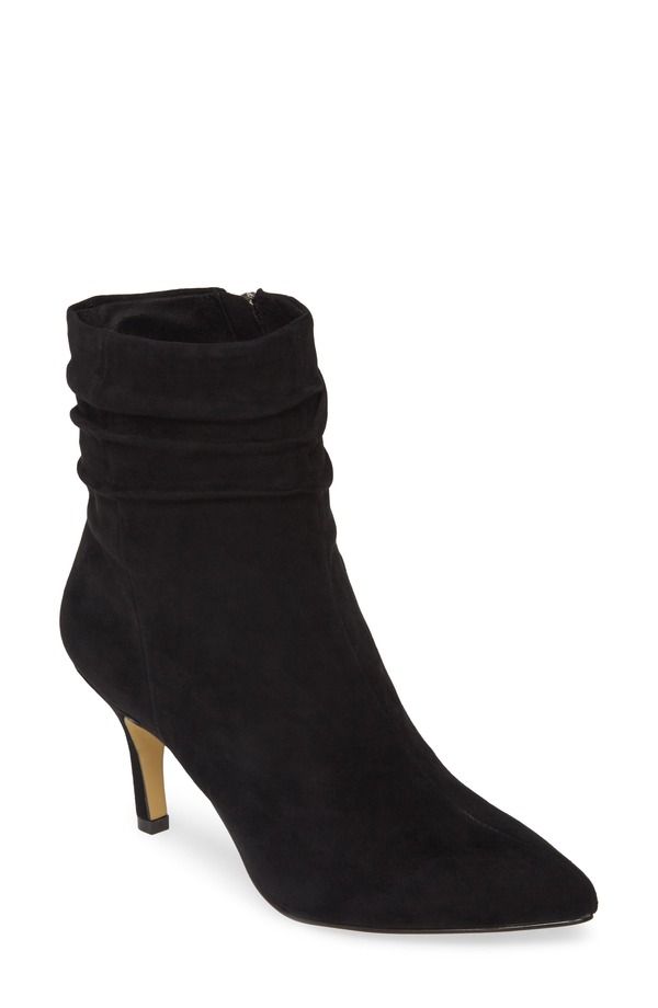ベラヴィータ レディース シューズ ブーツ・レインブーツ Bella Vita Danielle Bootie Blk Suede