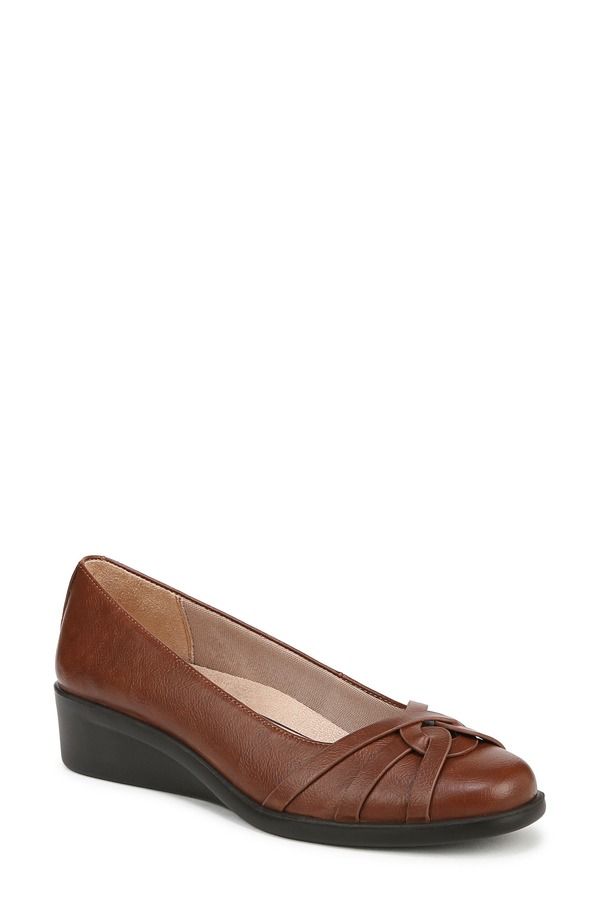 ライフストライド レディース シューズ ヒール LifeStride Jorie Wedge Brown ブラウン