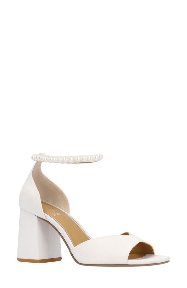 ジェイレニー レディース シューズ ヒール サンダル アンクル J Reneridankle Strap Sandal White ホワイト