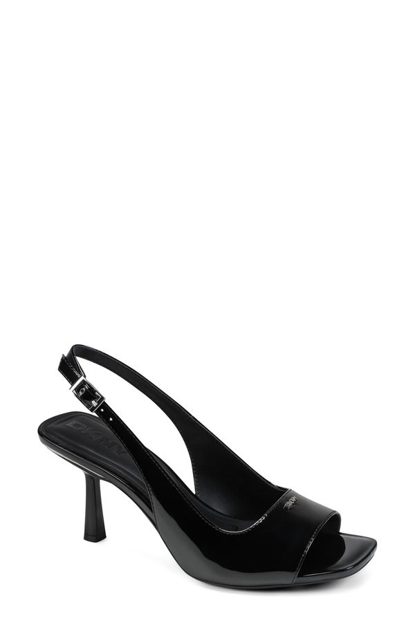 ダナ キャラン ニューヨーク レディース シューズ ヒール サンダル DKNY Niarsa Slingback Sandal Black ブラック