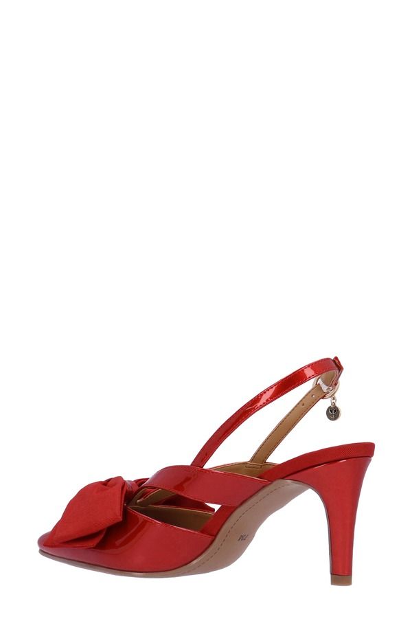 ジェイレニー レディース シューズ ヒール J Rene Morigen Slingback Pointed Toe Pump Red レッド
