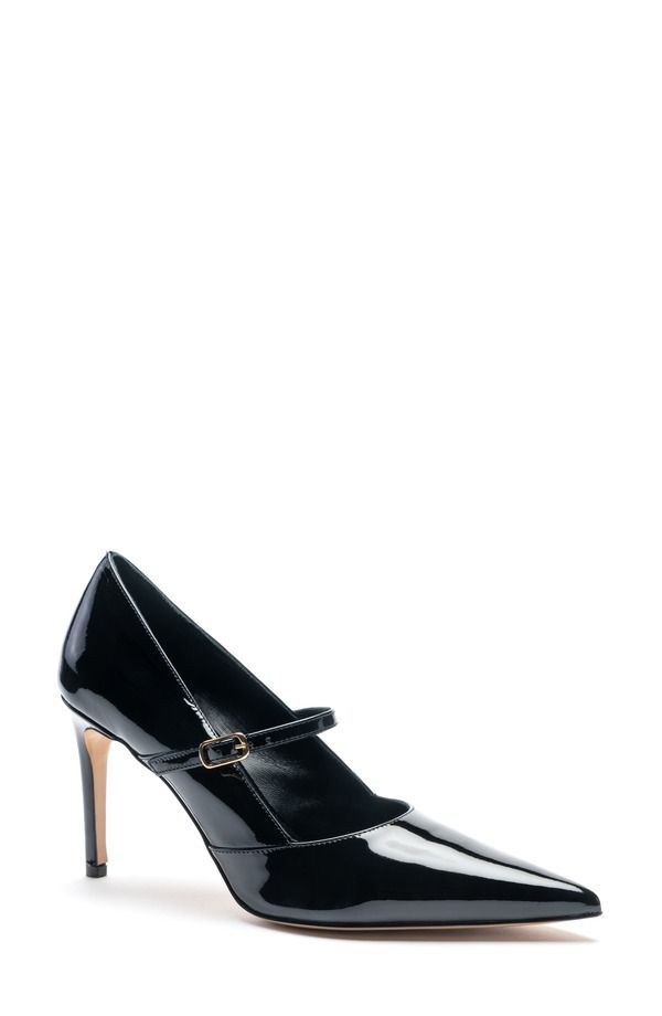 ブルーノマグリ レディース シューズ ヒール Bruno Magli Prima Pointed Toe Mary Jane Pump Black Patent ブラック