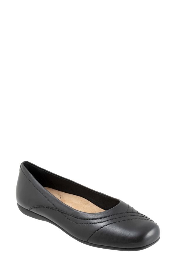 トロッターズ レディース シューズ パンプス Trottersasha Square Toe Flat Black ブラック