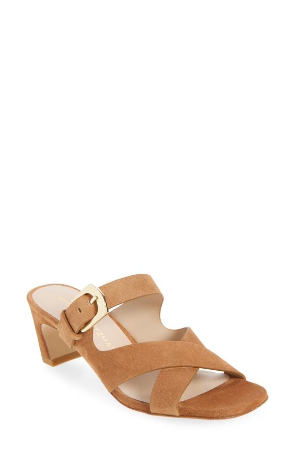 スチュアート ワイツマン レディース シューズ ヒール Stuart Weitzman Sai Slide 50 Doe Brown ブラウン
