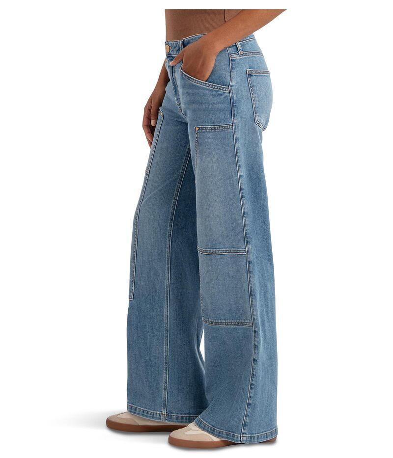カットフロムザクロス レディース ボトムス デニムパンツ ストレート KUT from the Kloth Jodi HighRise Straight Leg Front Panels Clean