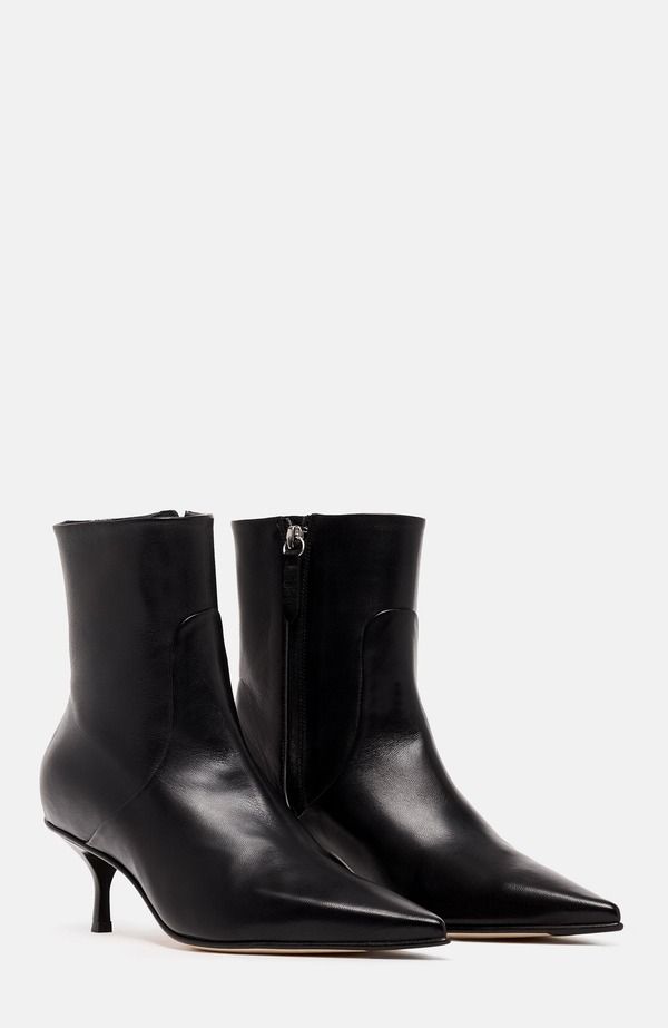 スカロッソ レディース シューズ ブーツ・レインブーツ SCAROSSO Jamie Boots Black Calf ブラック