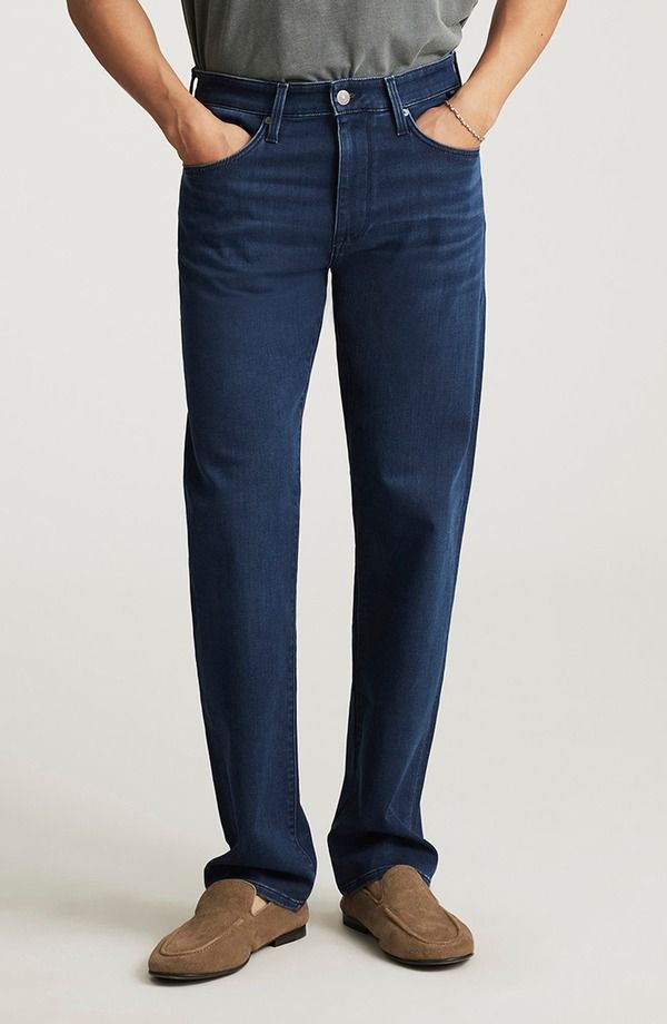 マーヴィ ジーンズ メンズ ボトムス デニムパンツ ストレート Mavi Jeans Zach Straight Leg Jeans Dark Athletic