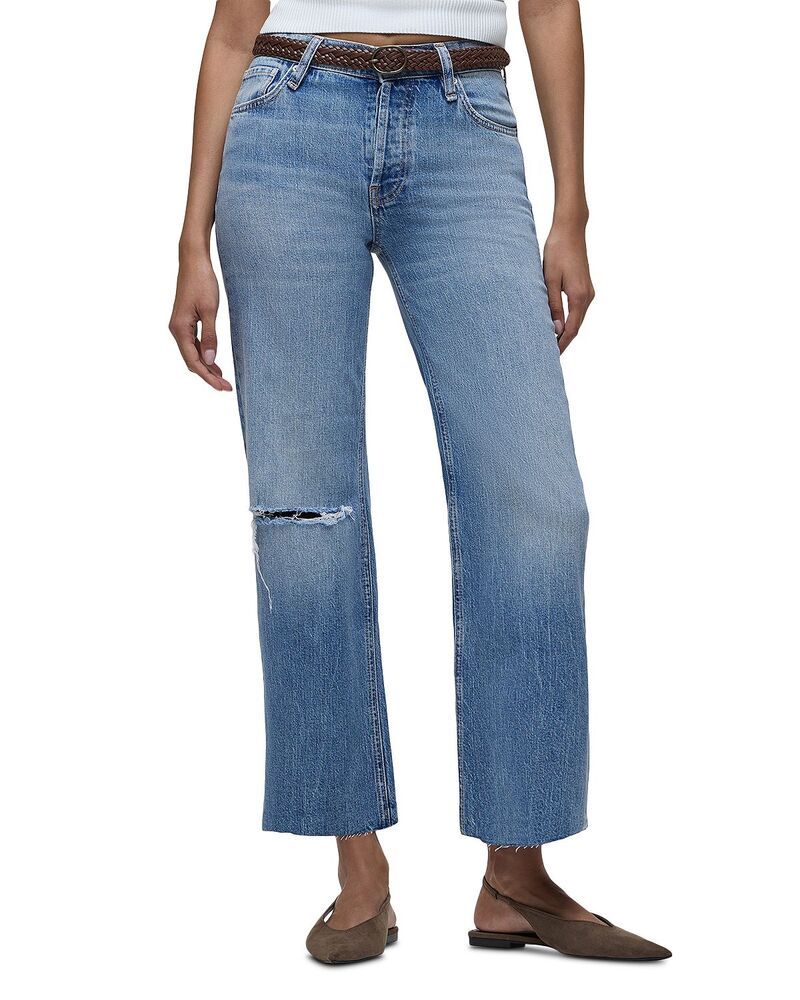ハドソン レディース ボトムス デニムパンツ ワイドレッグ アンクル ジーンズ Hudson Rosie High Rise Wide Leg Ankle Jeans in My Way My Way