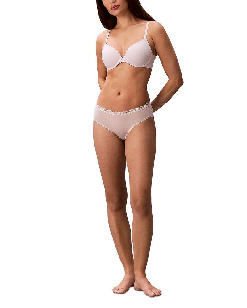 カルバンクライン レディース トップス シャツ Calvin Klein DUPE Perfectly Fit Modern TShirt Bra Frosty Lilac ライラック