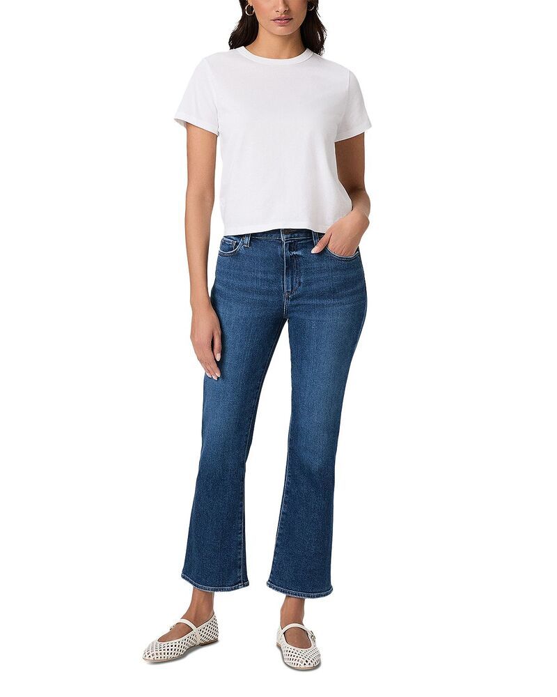 ペイジ レディース ボトムス デニムパンツ ブーツカット ブーツ ジーンズ PAIGE Mason Mid Rise Crop Bootcut Jeans in Toulouse