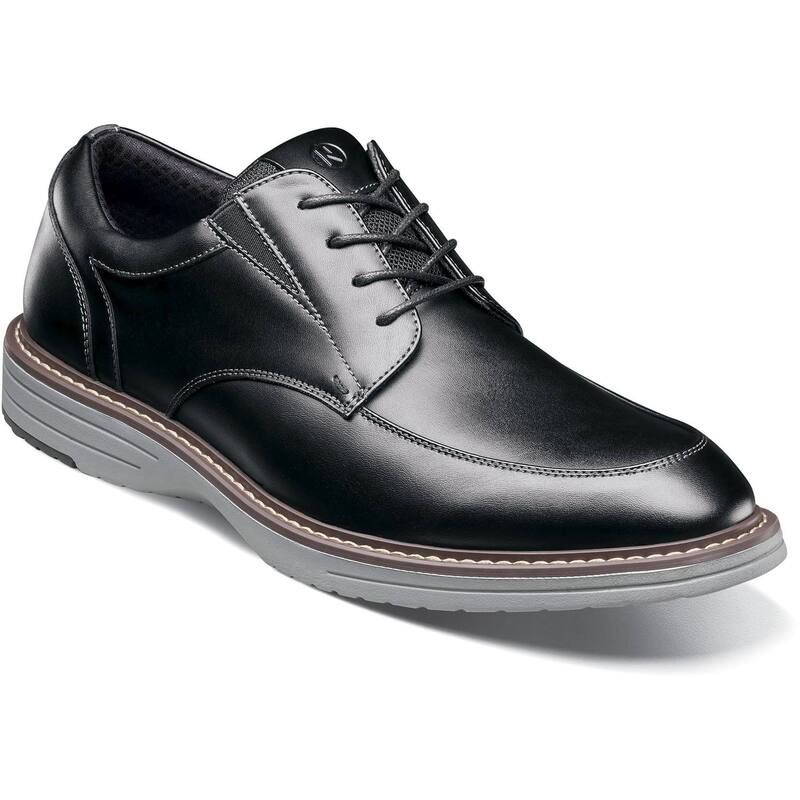 ノンブッシュ レディース シューズ オックスフォード レース Nunn Bush Gates Moc Toe Oxford Mens LaceUp Shoes Black Multi ブラック