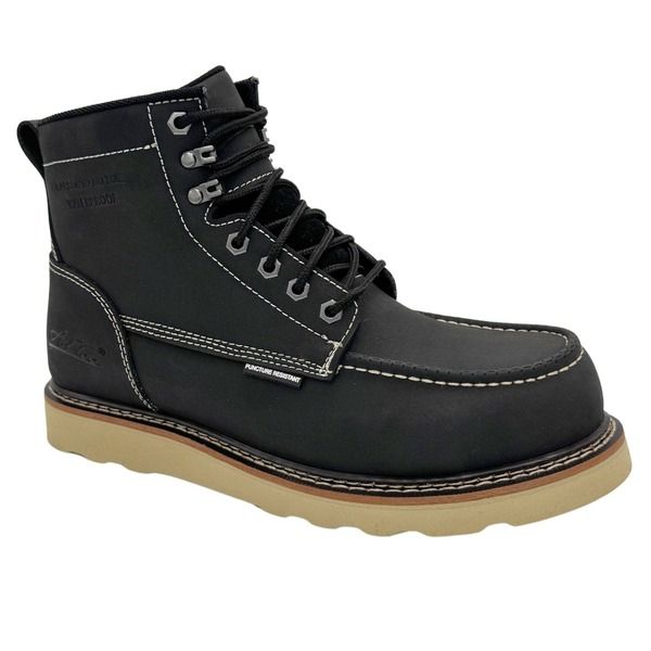 アドテック メンズ シューズ ブーツ・レインブーツ AdTec Speedster 6 MocToe Work Riding Boot Black ブラック