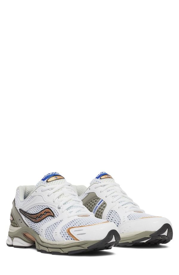 サッカニー メンズ シューズ スニーカー Saucony ProGrid Triumph 4 Sneaker White Laurel ホワイト