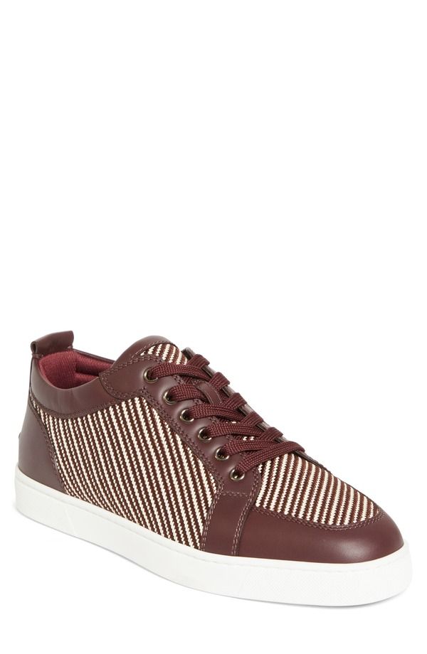 クリスチャン・ルブタン メンズ シューズ スニーカー Christian Louboutin Rantulow Top Sneaker Amara White Brown ホワイト