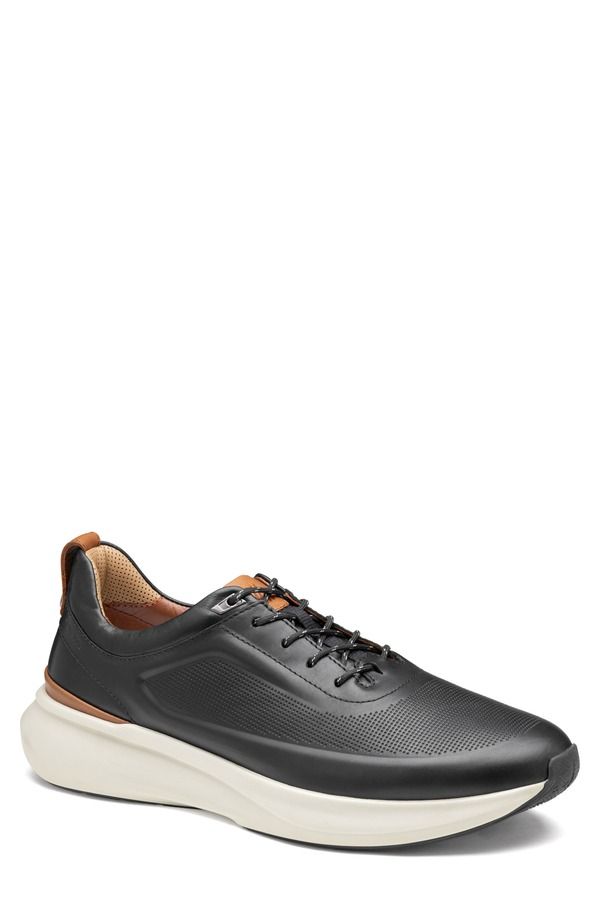 ジョンストンアンドマーフィー メンズ シューズ スニーカー Johnston Murphy Declan Waterproof Sneaker Black Waterproofull Grain ブラ