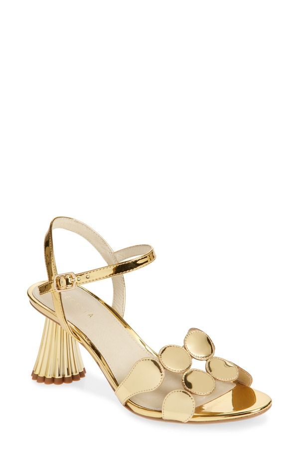 セシリア ニューヨーク レディース シューズ サンダル アンクル Cecelia New York Peter Ankle Strap Sandal Gold ゴールド