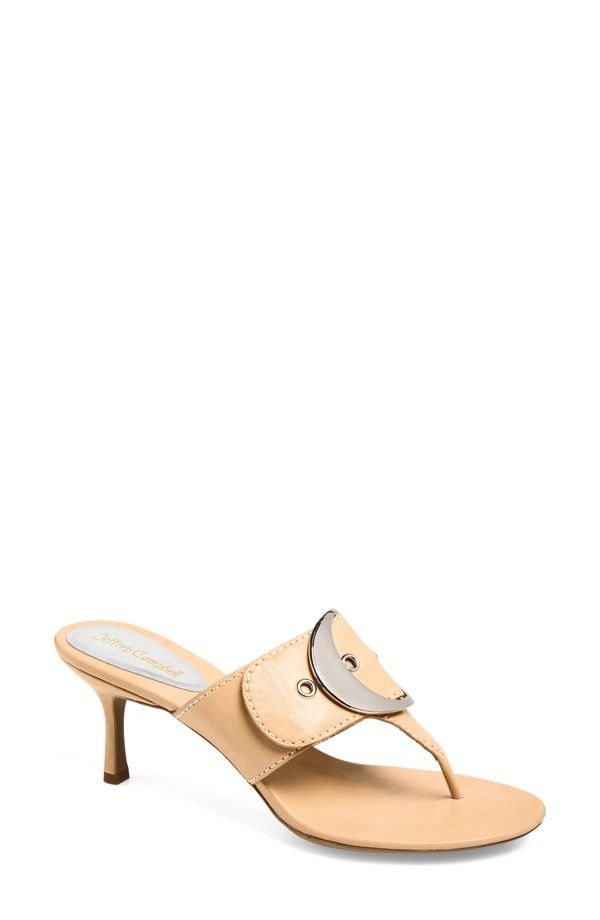 ジェフリー キャンベル レディース シューズ ヒール サンダル Jeffrey Campbell Solani Buckle Accent Sandal Natural Silver シルバー