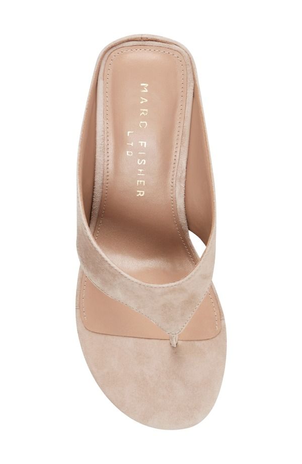 マーク・フィッシャー レディース シューズ サンダル Marc Fisher LTD Udena Wedge Flip Flop Medium Natural 2