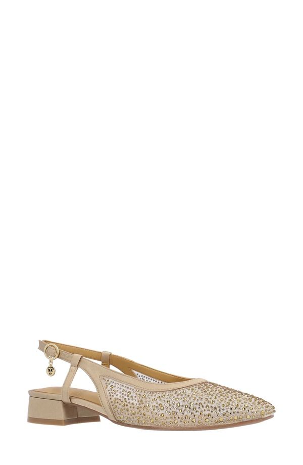 ジェイレニー レディース シューズ パンプス J Rene Layton Slingback Flat Beige ベージュ
