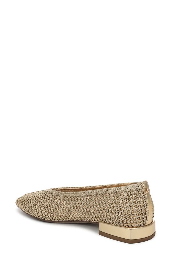サムエデルマン レディース シューズ パンプス ニット Sam Edelman Kasey Knit Flat Amber Gold アンバー - サムネイル