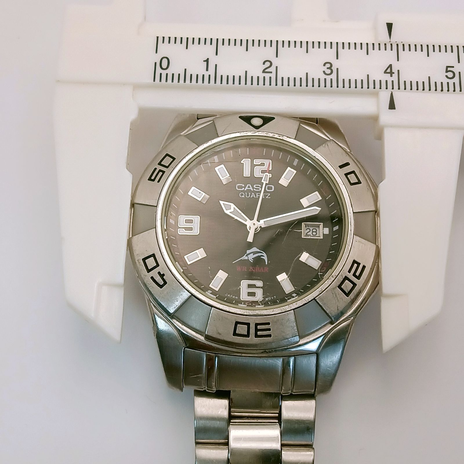 稼働】0628-1 CASIO カシオ MDV-100 メンズ腕時計 クォーツ カジキ