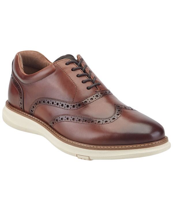 ケネスコール メンズ シューズ オックスフォード ウィングチップ Kenneth Cole New York Mens Lendal Wingtip Oxfordresshoes Cognac Lea