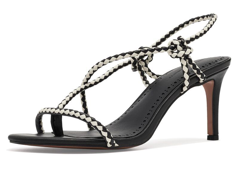 レベッカミンコフ レディース シューズ ヒール Rebecca Minkoff JayceWo BlackOff White オフホワイト