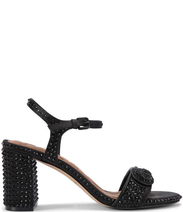 カートジェイガーロンドン レディース シューズ ヒール サンダル ロゴ Kurt Geiger London Kensington Langley Crystal Embellished Hounds