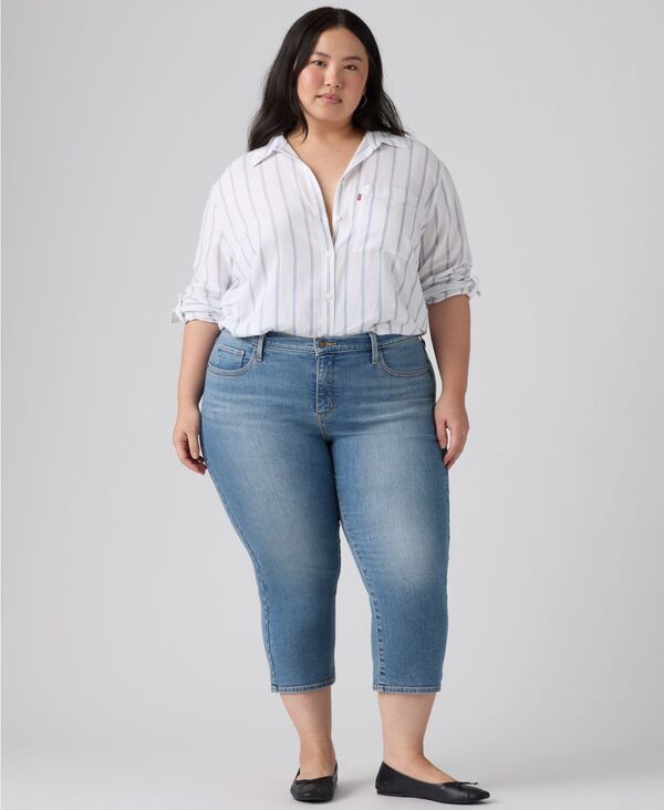 リーバイス レディース ボトムス デニムパンツ キャップ ジーンズ Levis 311 Shaping Skinny Mid Rise Capri Jeans Camp Denim デニム