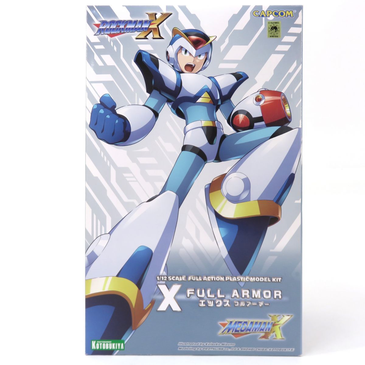 【未組立】コトブキヤ 1/12 ロックマンX フルアーマー プラモデル ※内袋未開封