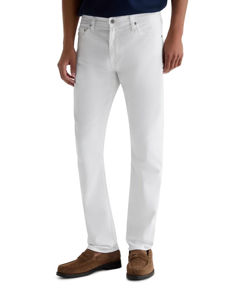 エージー メンズ ボトムス カジュアルパンツ スリムフィット AG Tellis 32 Slim Fitwill Pants White ホワイト