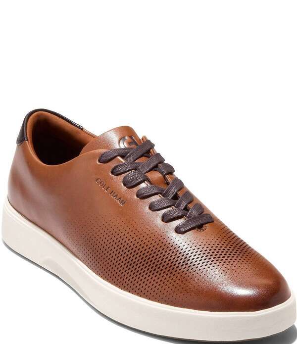 コールハーン メンズ シューズ スニーカー Cole Haan Mens GrandPro Cityspectre Laser Cut Sneakers CH British TanCH Dark C