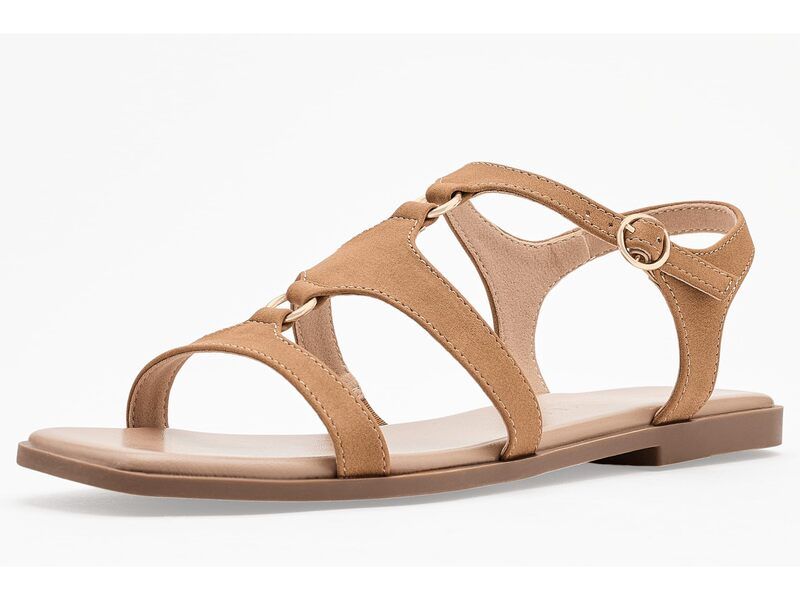 ジュルネ コレクション レディース シューズ サンダル Journee Collection Briley Cognac Nubuck