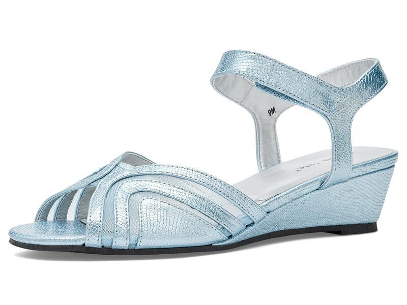 ダイビッドテイト レディース シューズ サンダル David Tate Admire Blue Lizard Print ブルー