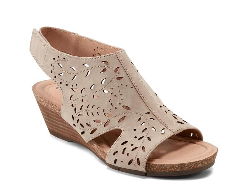 アース レディース シューズ サンダル EarthHalin Wedge Sandalight Natural Beige ベージュ