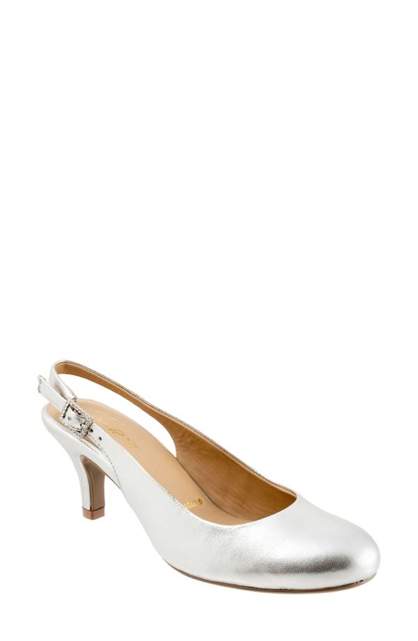 トロッターズ レディース シューズ パンプス Trotters Lexi Slingback Pump Silver シルバー