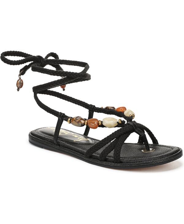 サムエデルマン レディース シューズ サンダル Sam Edelman Womens Rori Strappy Flat Sandals Black ブラック