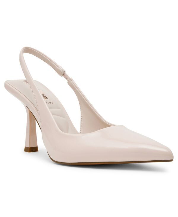 アンクライン レディース シューズ パンプス Anne Klein Womens Itzy Slingback Pumps White ホワイト