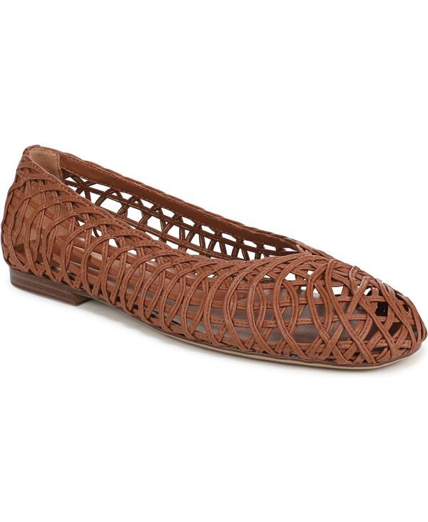 フランコサルト レディース シューズ パンプス Franco Sarto Womens Amalia Round Toe Ballerina Flats Cognac Faux Leather