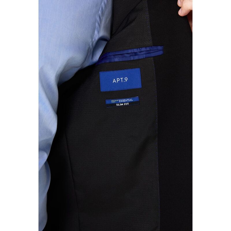 アプトナイン レディース アウター ジャケット・ブルゾン コート ニット Mens Apt 9 Premier Flex SlimFit Stretch Knit Sport Coat Black ブ アプトナイン レディース アウター ジャケット・ブルゾン コート ニット Mens Apt 9 Premier Flex SlimFit Stretch Knit Sport Coat Black ブ