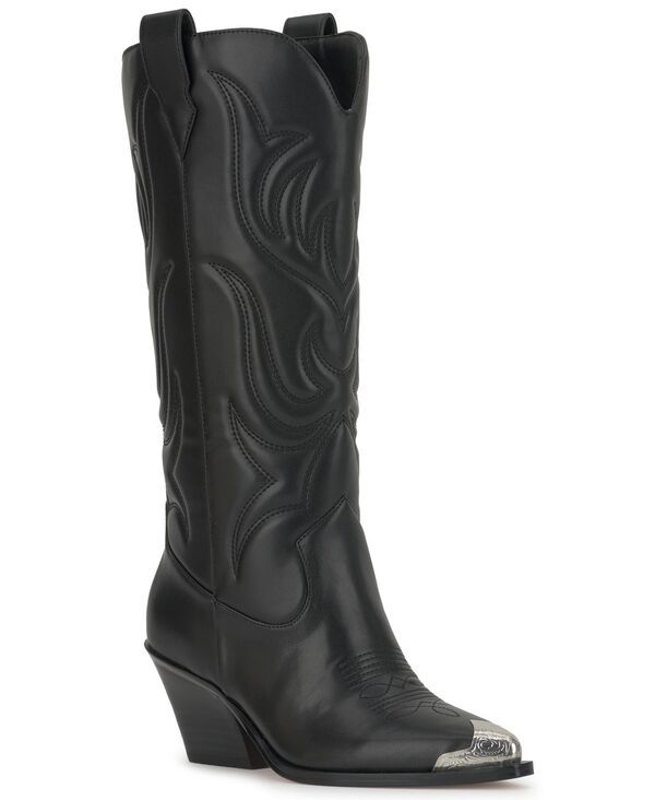 ジェシカシンプソン レディース シューズ ブーツ・レインブーツ トール Jessica Simpson Womens Zuliena Tall Western Cowboy Boots Black N
