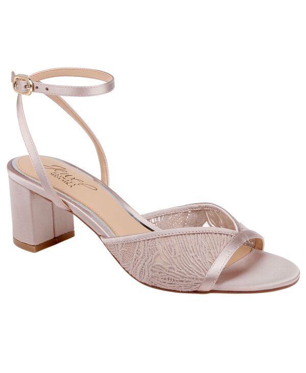 ジュウェルダグレイミシュカ レディース シューズ サンダル Jewel Badgley Mischka Womens Zaira Round Toe Sandals Dark Nude Satin
