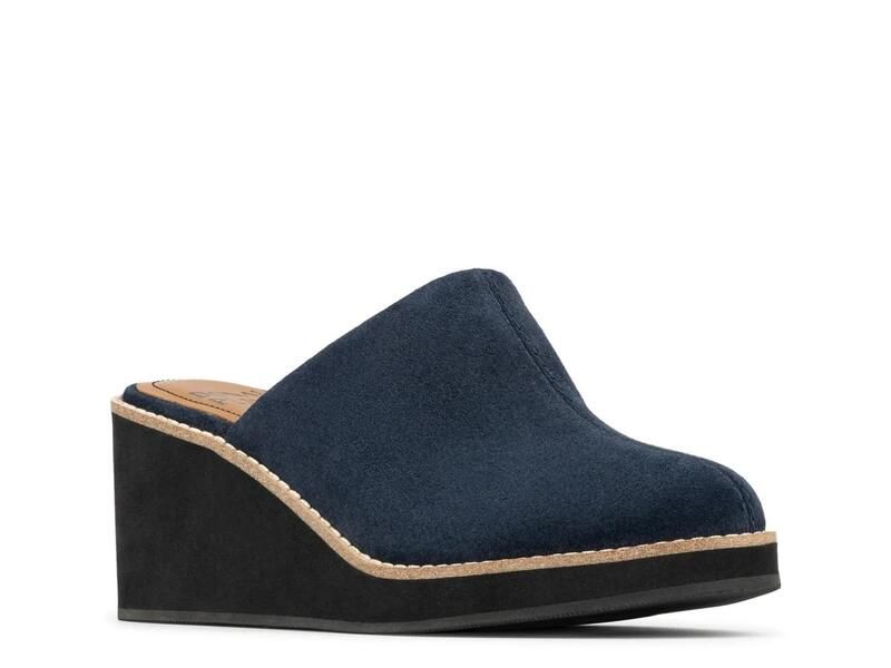 ドナルドプリネール レディース シューズ サンダル Donald PlinerJanella Wedge Mule Navy ネイビー