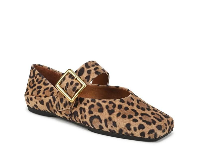フランコサルト レディース シューズ パンプス Franco SartoOakes Mary Jane Flat BeigeBrownBlack Leopard Print ブラック
