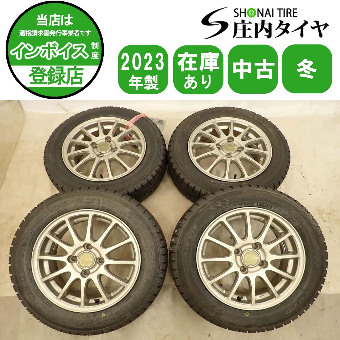 冬 4本SET 会社宛 送料無料 175/65R14×5.5J 82Q トーヨー オブザーブ 