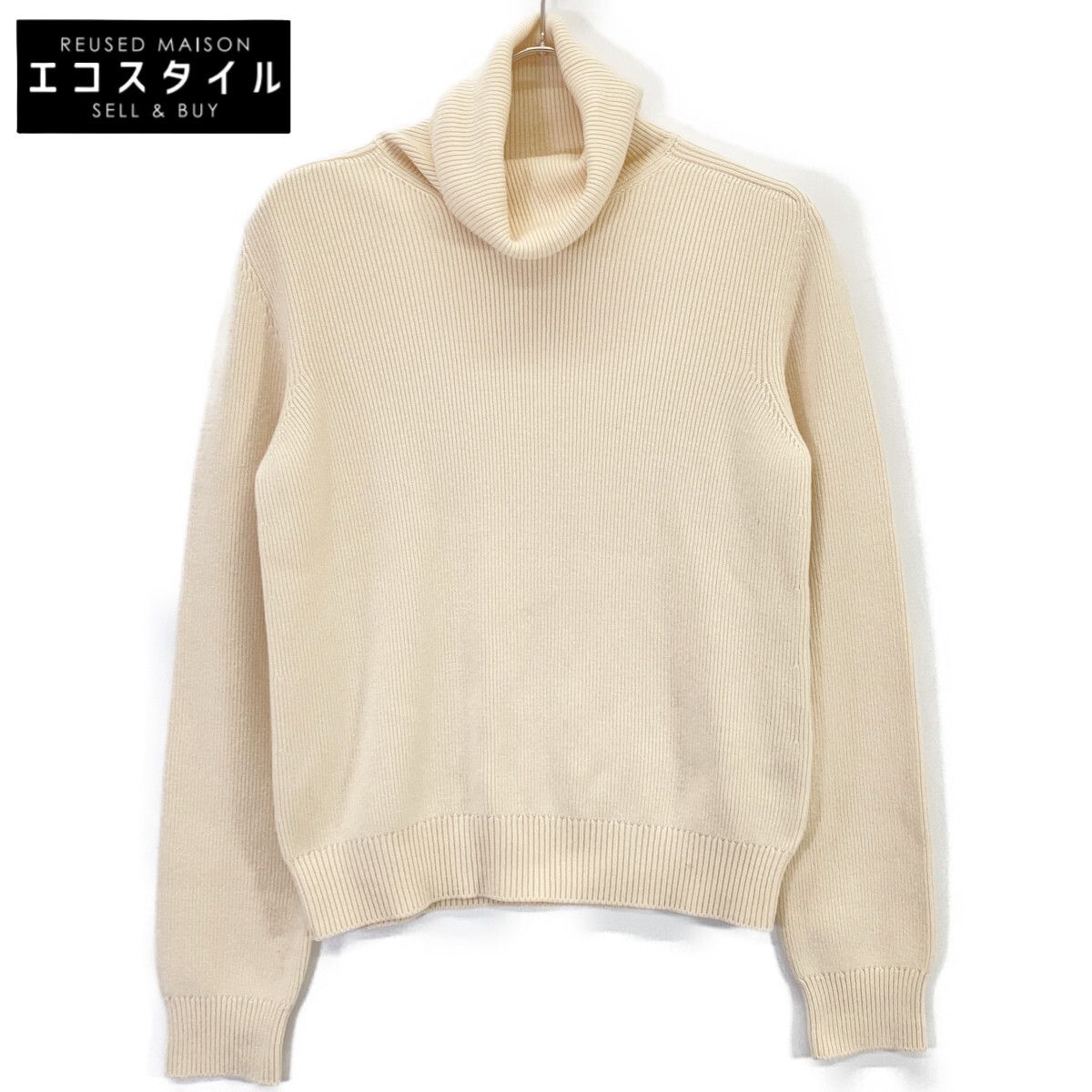 SAINT LAURENT PARIS　サンローランパリ　633329 ベージュ タートルネックニット　M