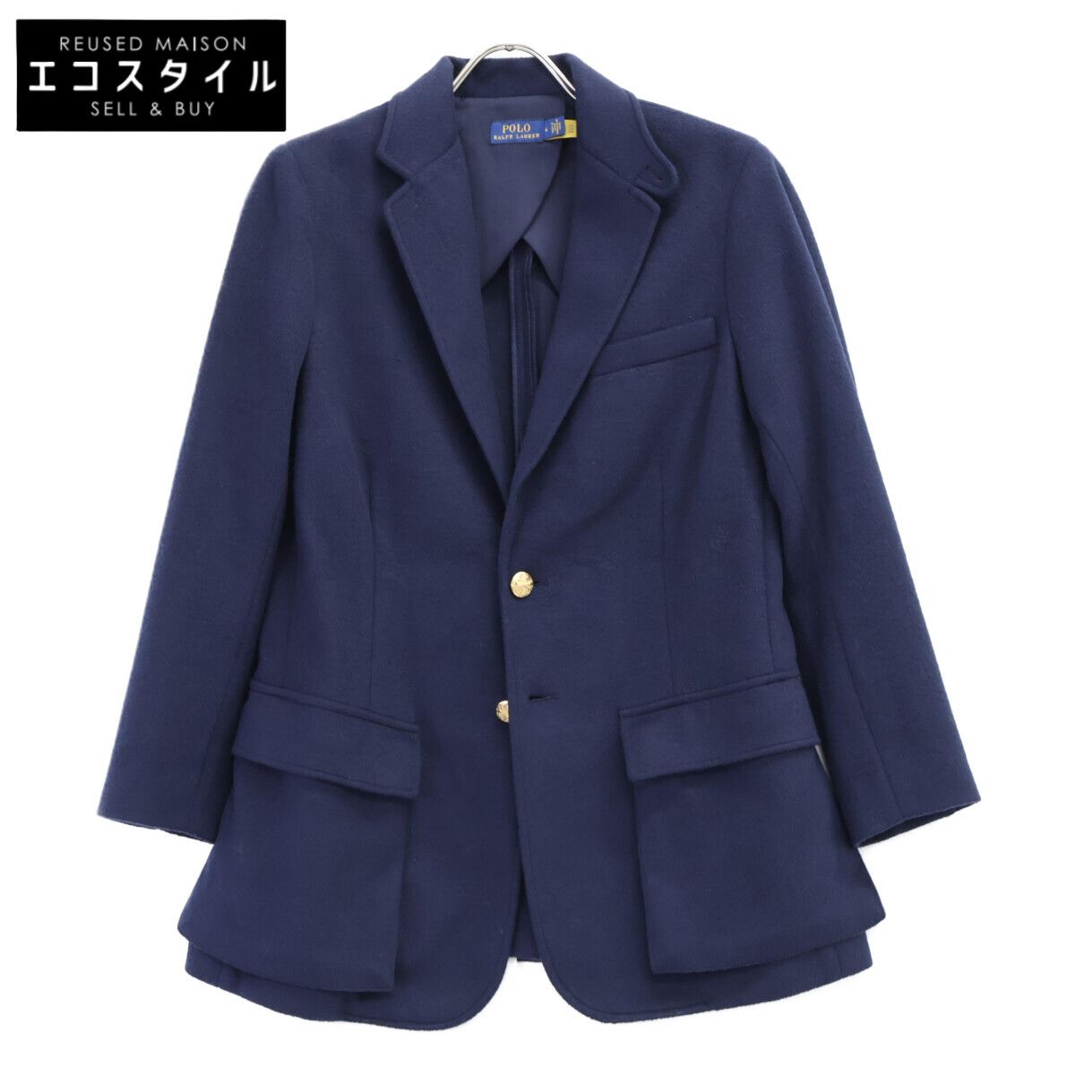 POLO RALPH LAUREN　ポロ ラルフローレン　ネイビー ウール 金釦 ブレザージャケット　6