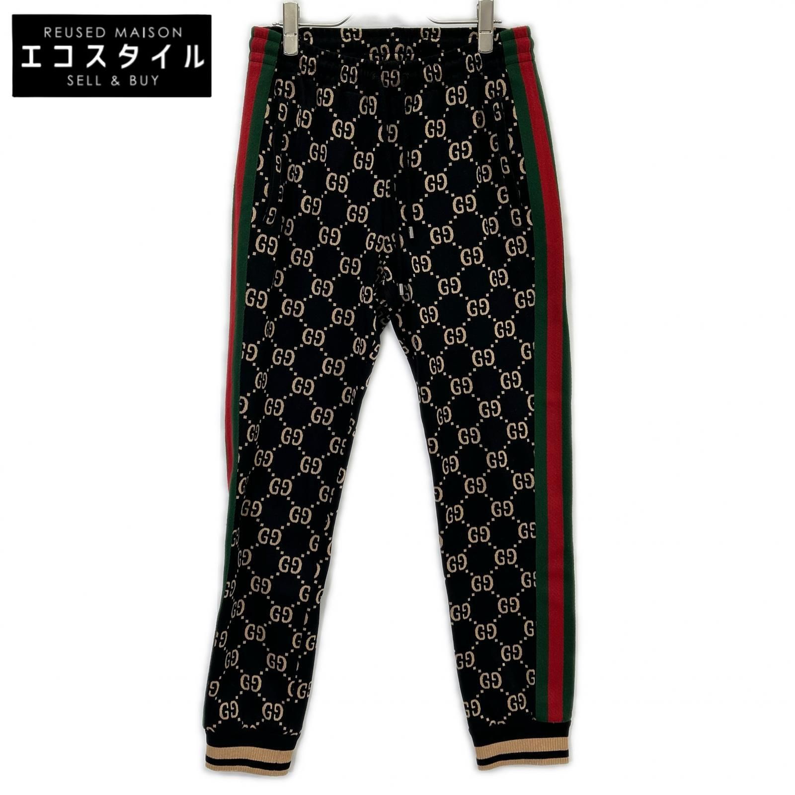 GUCCI　グッチ　695976 GG 総柄 スウェット パンツ　S