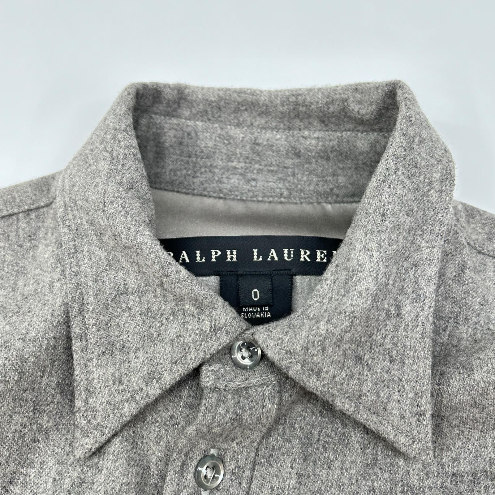 Ralph Lauren Black Label　ラルフローレンブラックレーベル　グレー ウール ワンピース　0
