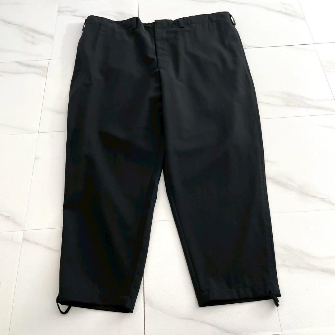 90s Y's for men pants wool Gabardine BLK